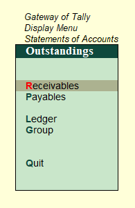 Reports on Books, Registers and Ledgers in TallyERP9